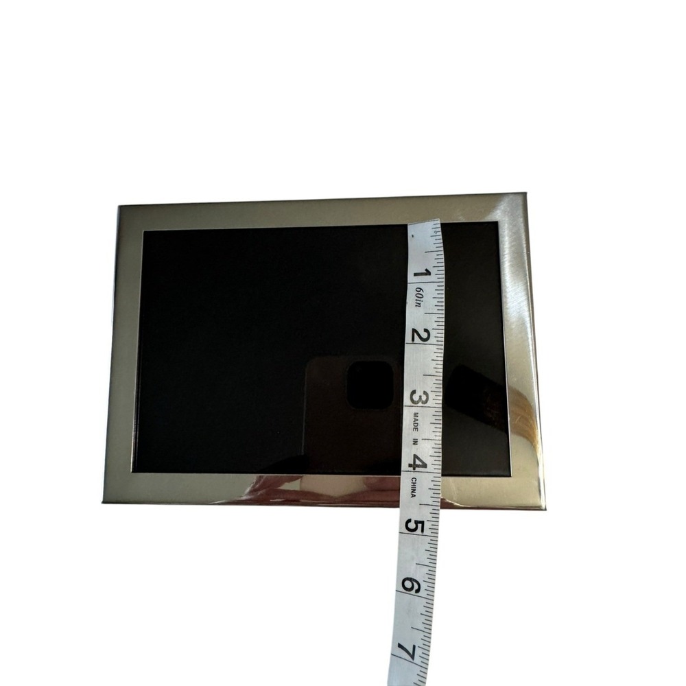 Vintage Tiffany & Co Sterling Silver Pewter Picture Frame 4x6 Dust Pouch Box New - Picture 5 of 8